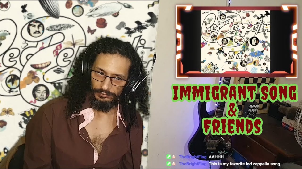 Moroccan Dude React to Led Zeppelin Immigrant Song & Friends