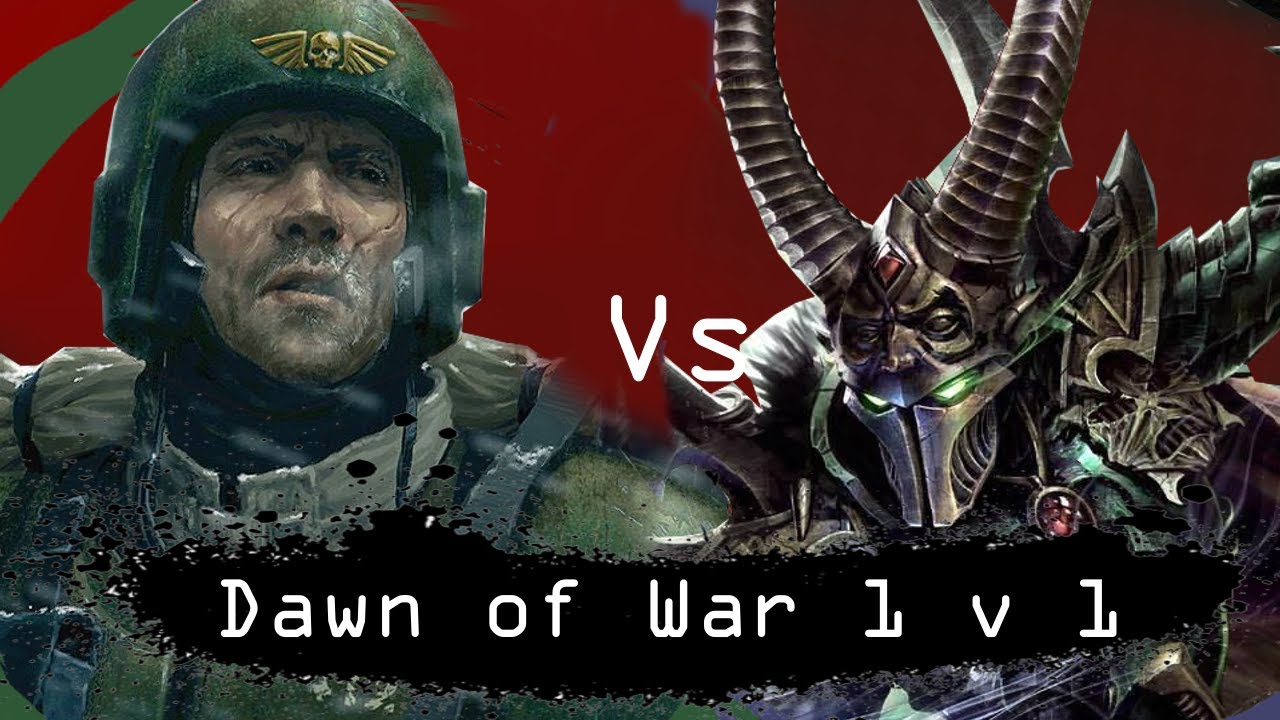 Dawn of War Soulstorm 1 на 1 Имперская Гвардия против Темных Эльдар