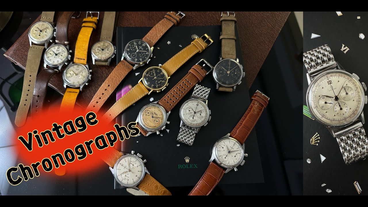 Часы-хронограф State Of The Collection (SOTC) Vintage ~ Обновление 2023 года