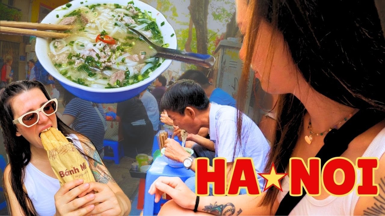 Street food ad HANOI 🍜 🇻🇳