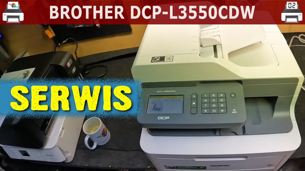 BROTHER DCP-L3550CDW 🖨️ Serwis