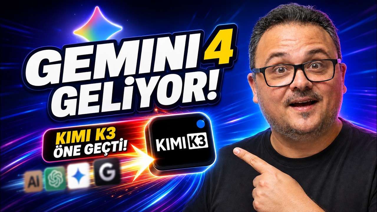 Gemini 4 Geliyor! Kimi K3 ile Şaşırttı.