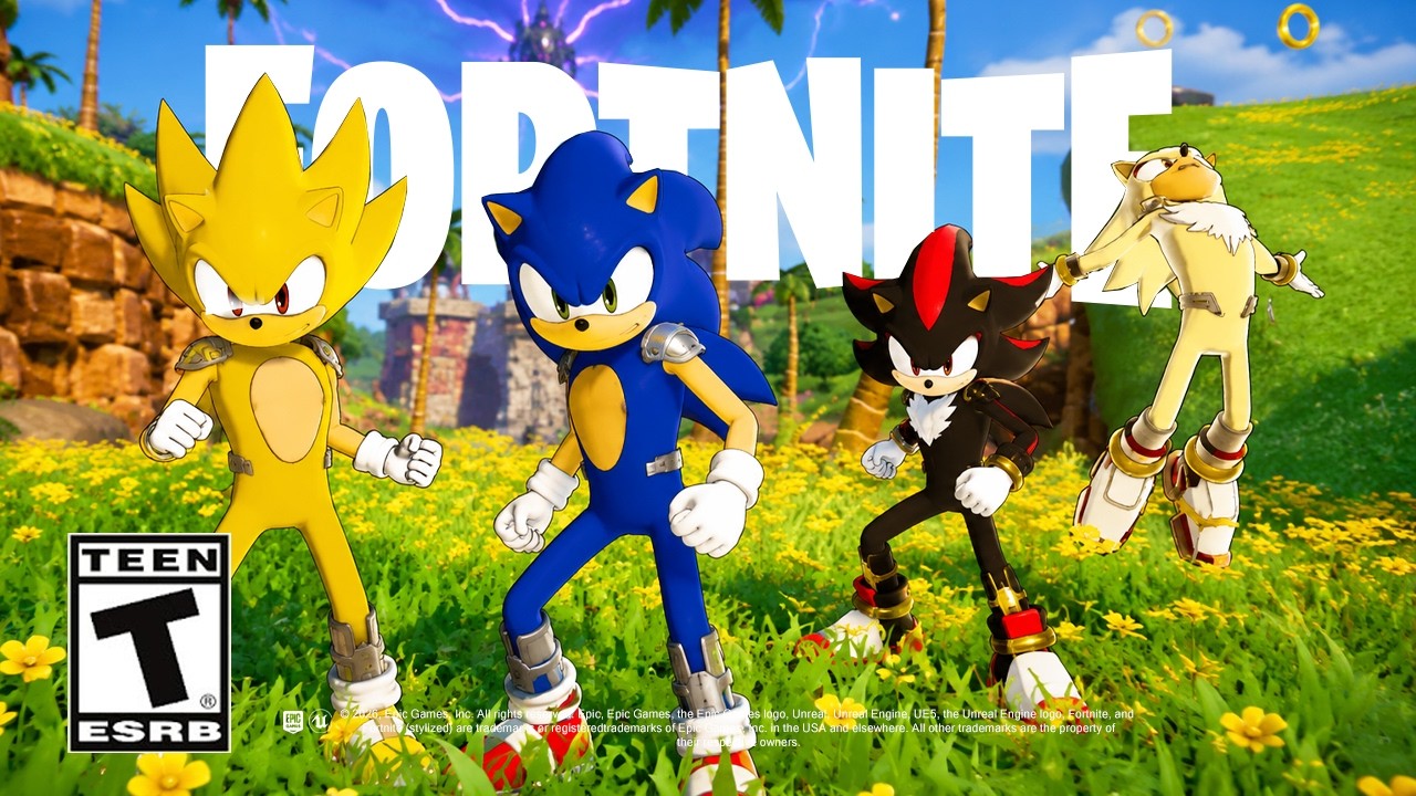 Fortnite Sonic Powers Emotes | Official Trailer