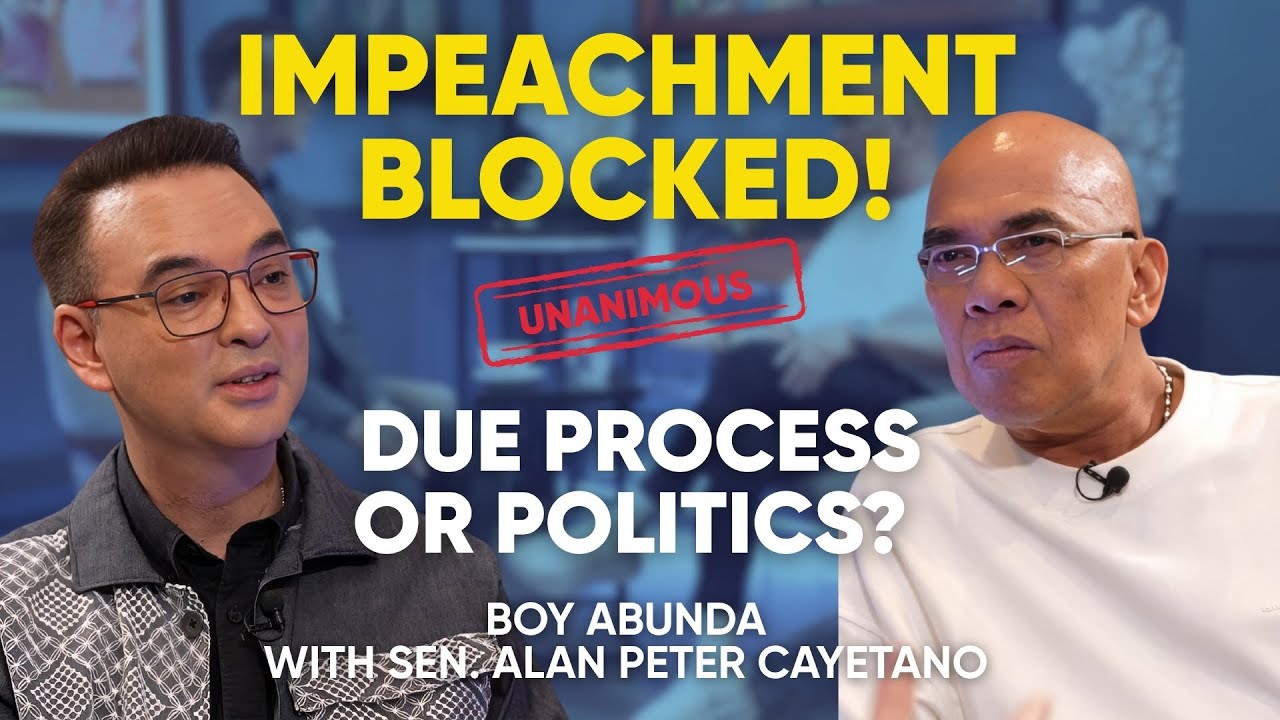 Due Process in the VP Sara Impeachment: Why the Supreme Court Said “NO” | Boy Abunda Interview
