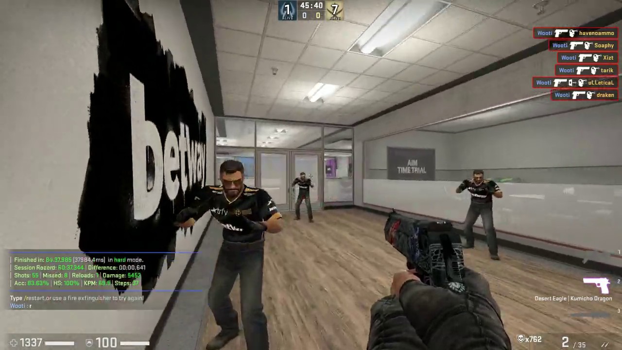 CS GO BetWay Aim Challenge uLLeticaL