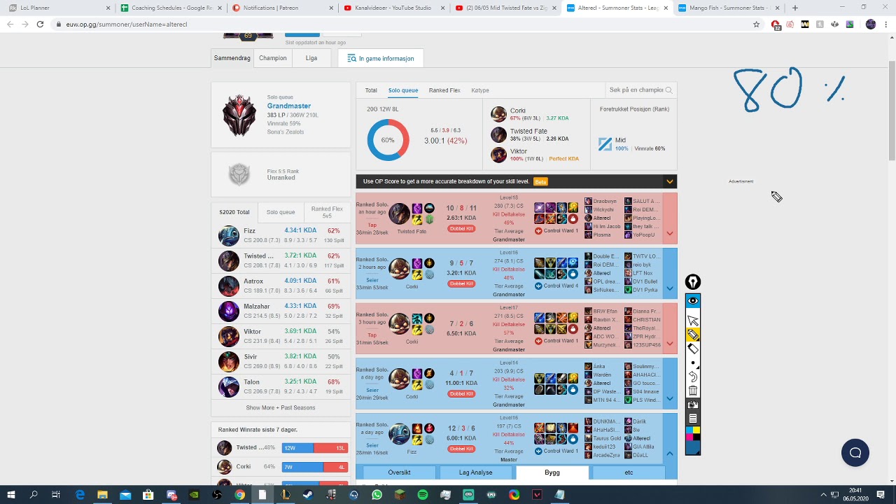 Veigar V2 Coaching Challenger China + EUW TF | Example Of A Coaching Session