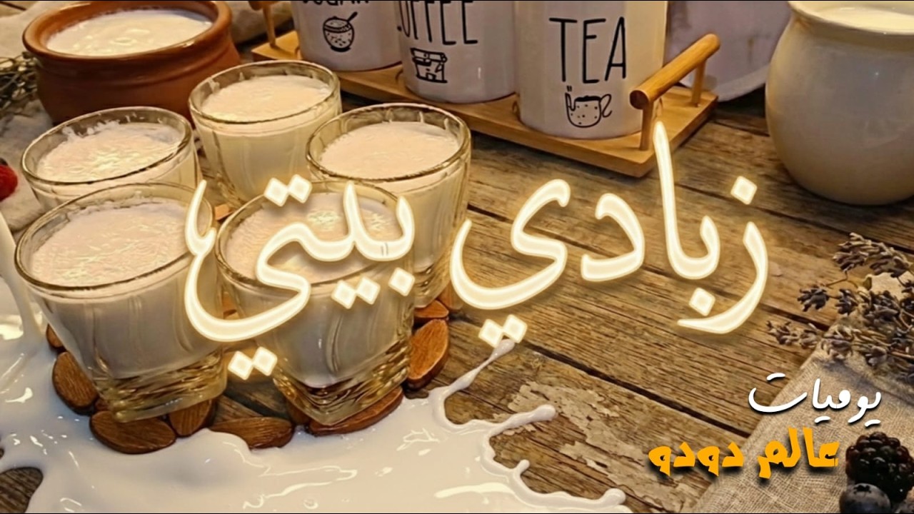 طريقه عمل الزبادي البيتي- يوميات عالم دودو