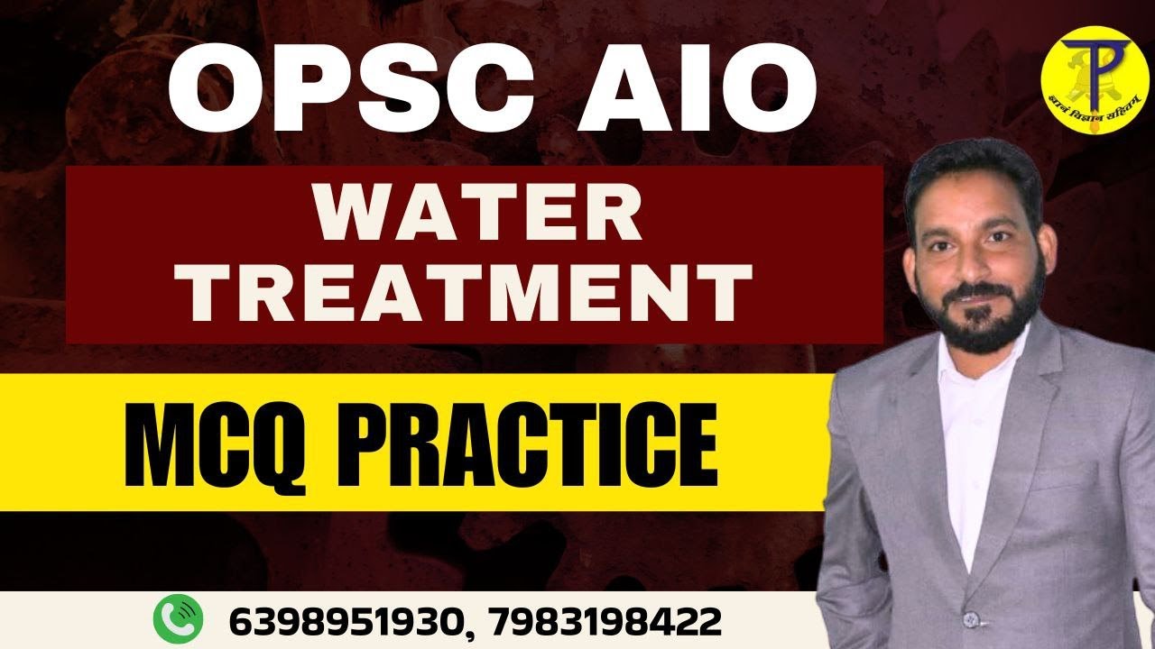 OPSC Assistant Industries Officer | Water Treatment MCQ practice | Tech Pathshala