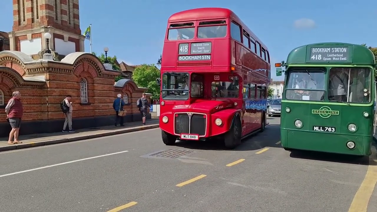 Kingston to Epsom 418 Heritage Route 08/06/2025. includes footage of FRM1.