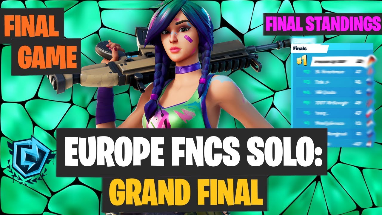 FNCS SOLO EU Grand Final Game 6 Highlights - FNCS Final Standings