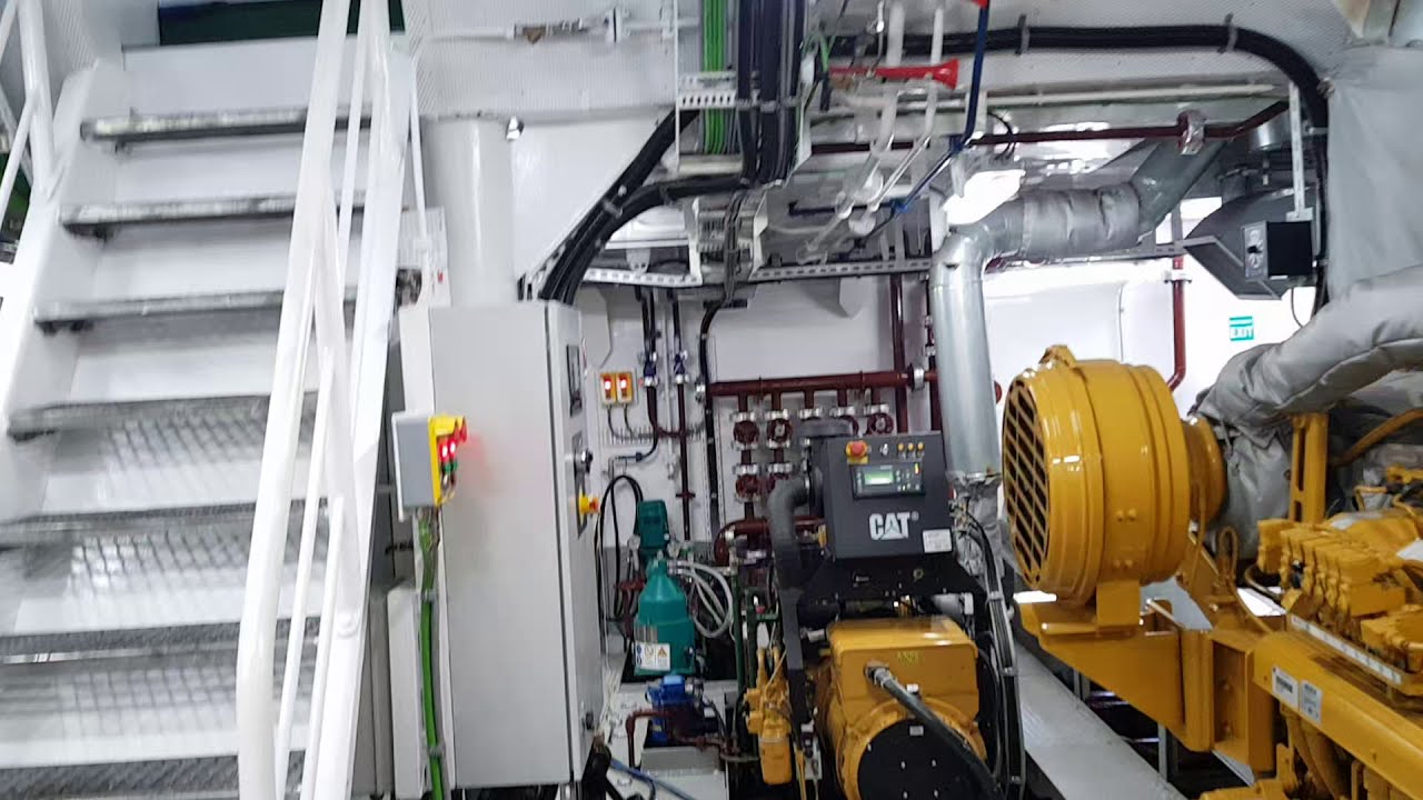 60lık römorkör makina dairesi