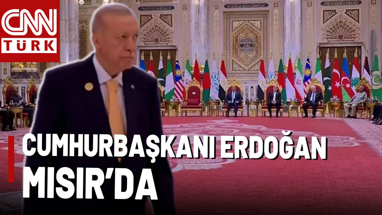 Cumhurbaşkanı Erdoğan D8 Zirvesi İçin Mısır'da! Erdoğan Mısır'da Ne Mesaj Verecek?
