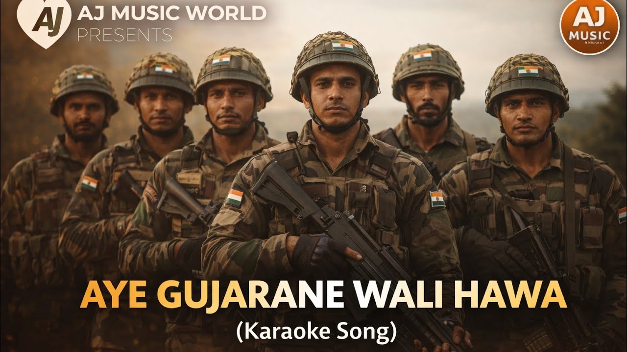 Aye Gujarane Wali Hawa | Karaoke Song 2026 | Aj Music World | Music by Ajay Valvi