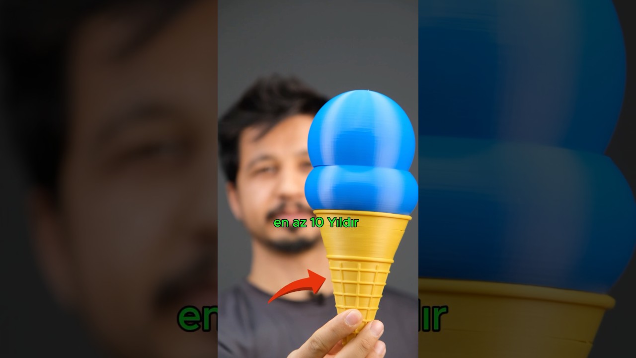 En az 10 yıllık filament ile baskı alınır mı? Reklam
