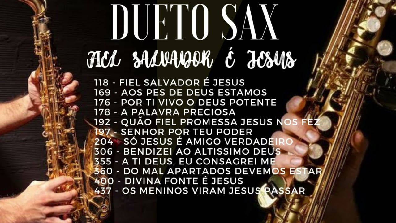 Lindo Dueto Sax Soprano e Contralto Hinos CCB
