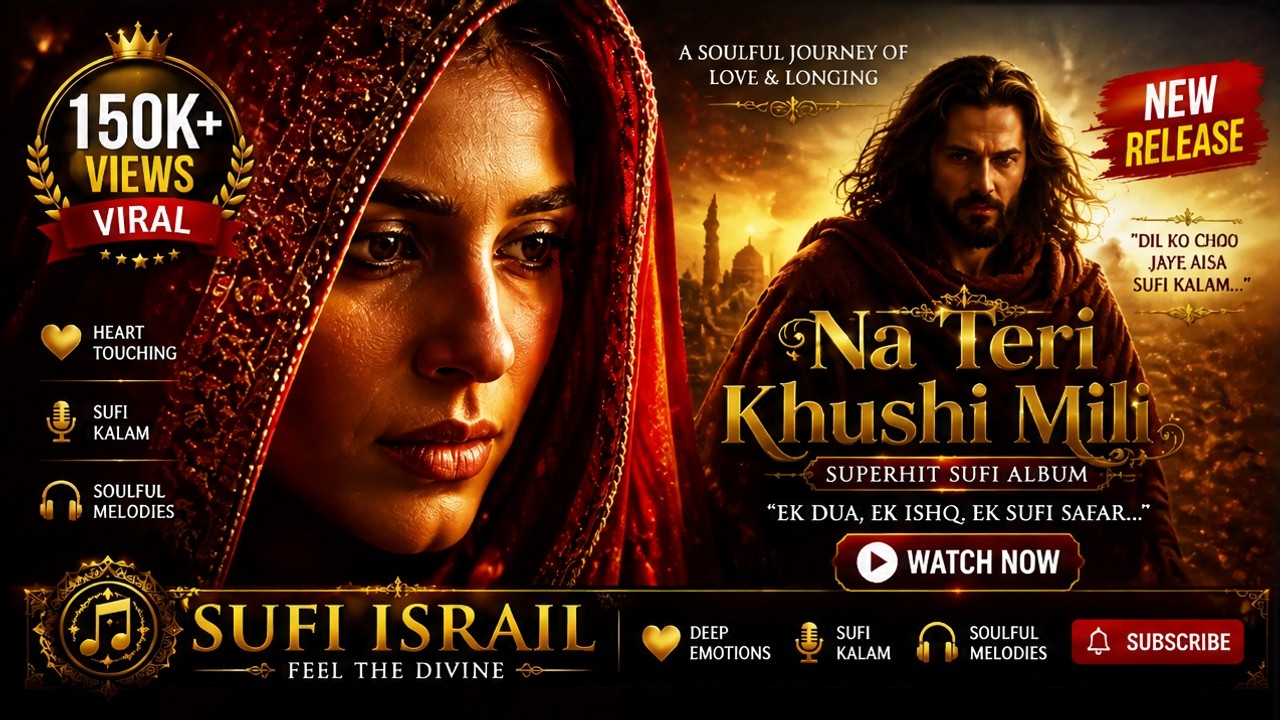 Na Teri Khushi Mili(نہ تیری خوشی ملی) New Sufi Sad Qawwali Vibes That Will Touch Your Soul