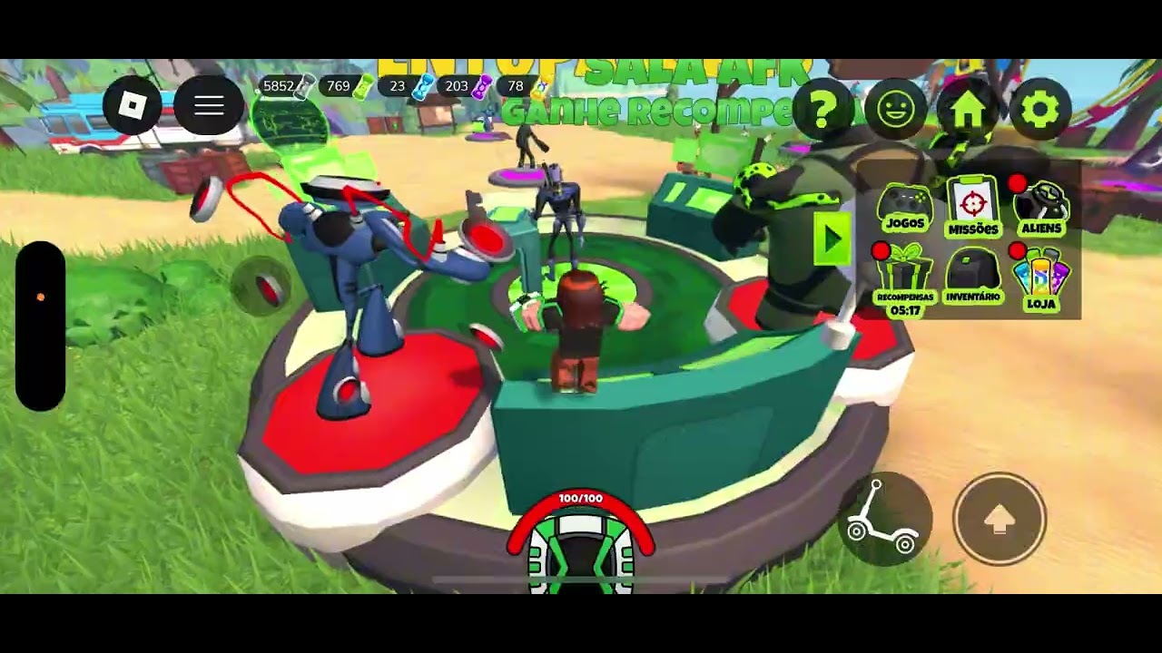 Um vídeo apenas de Ben10 super hero time e Ben10