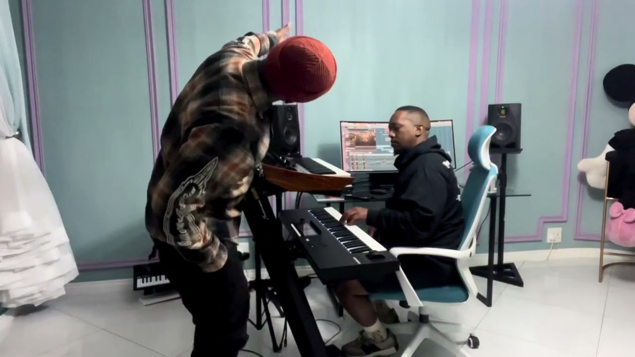 How MORDA BONGZ make Songs with MHAWKEYS | Yebo Nkosi Level #video #trending #music #housemusic