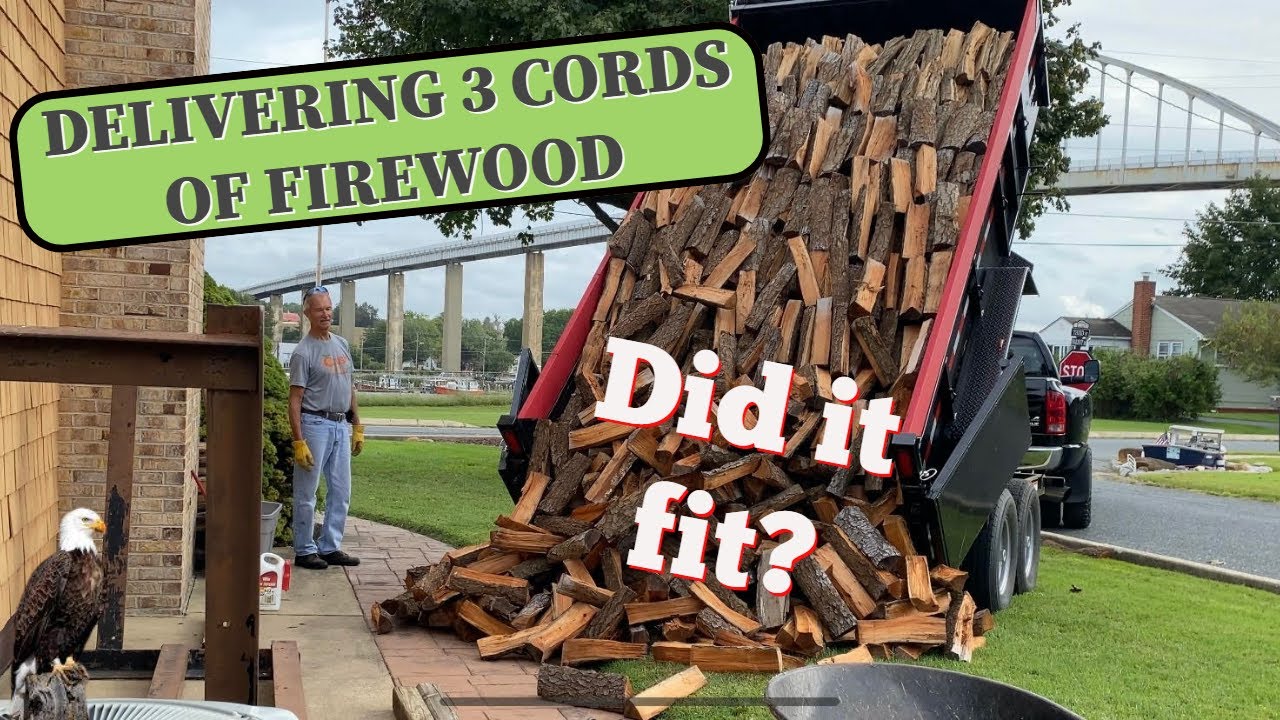 DELIVERING 3 CORDS OF FIREWOOD- #42