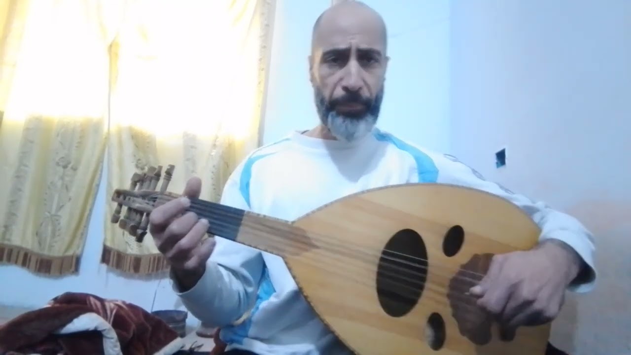 يا ام الشال العنابي .. ادونيس عقل .. تعليم عزف عود بلفظ النوتة 