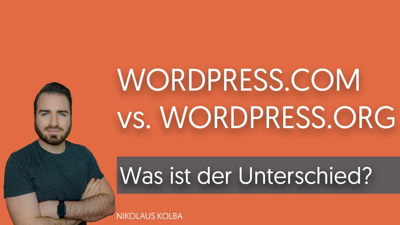 Unterschied WordPress.com vs. WordPress .org? - Erkl&auml;rung