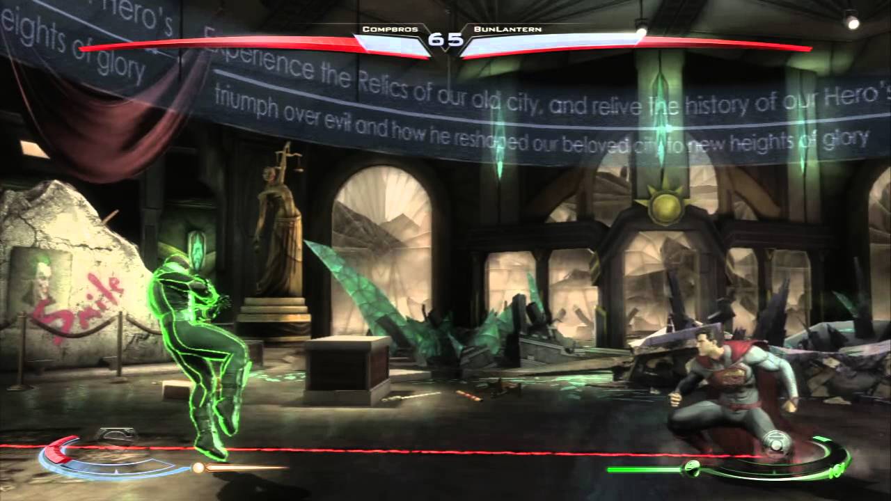 Injustice (PS3) Online Casuals (9/2/14) - Compbros (Superman) vs. BunLantern (Green Lantern)