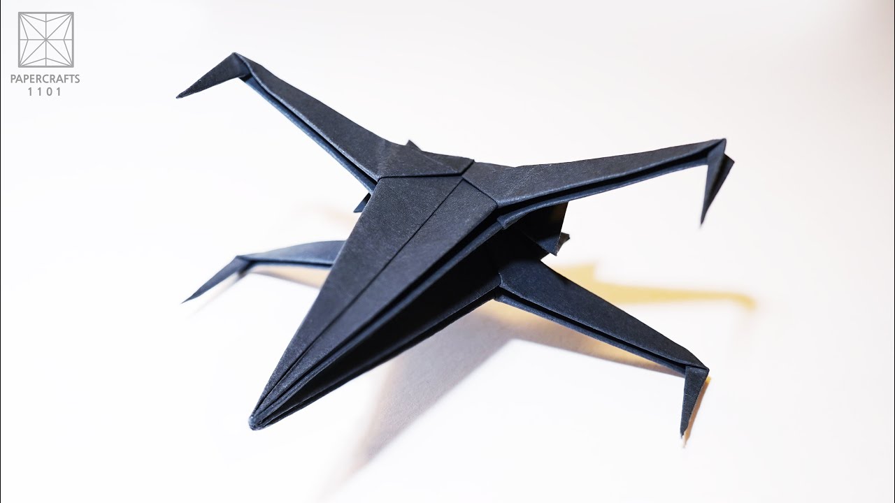Origami X Wing Star Wars (Shinyorigami) Oригами おりがみ Oριγκάμι 折纸 摺紙 พับ 종이접기 Paper Crafts