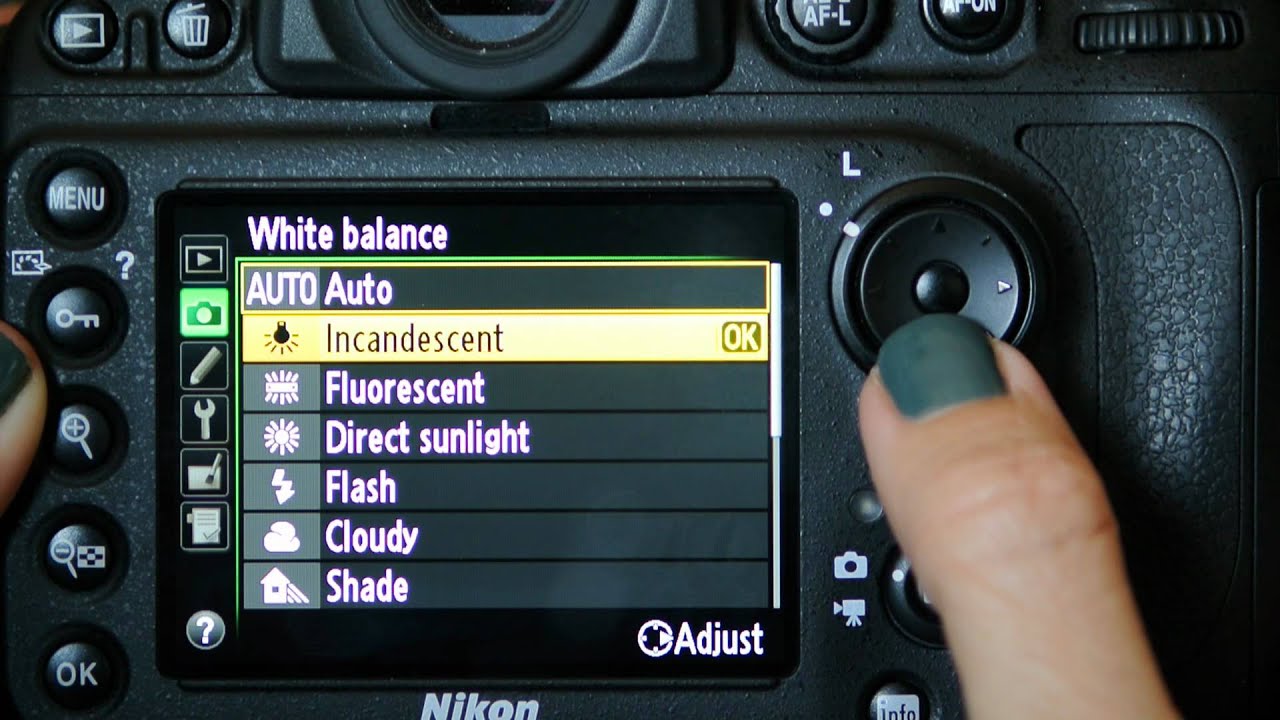 Nikon D800 Shooting Menu