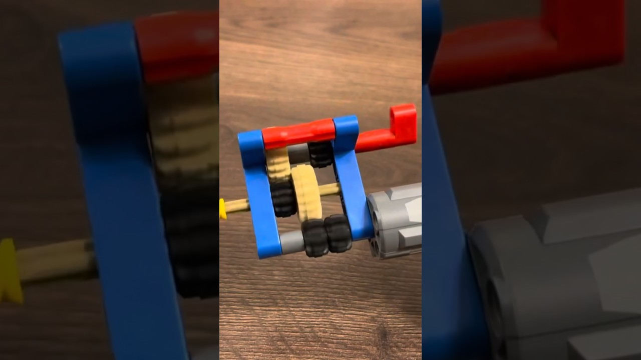 Very Simple LEGO Direct Manual 2 Speed Gearbox Building Guide