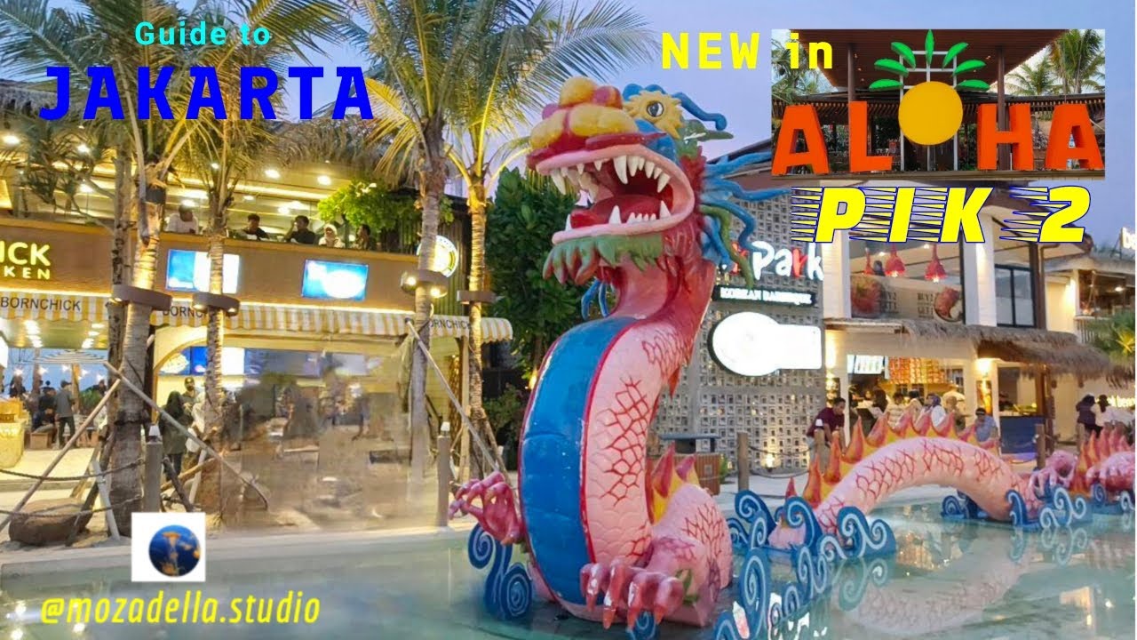 Путеводитель по Джакарте: БЕЗУМНАЯ‼️ Атака на ALOHA PIK 2 | Мероприятие IDUL FITRI 2024 в Aloha Pik2