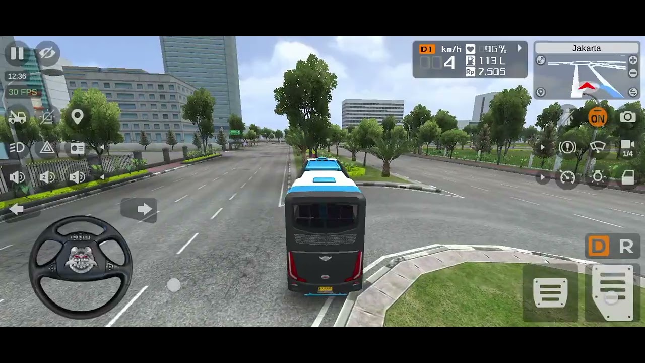 Bus simulator funny gaming video #latestgamer#