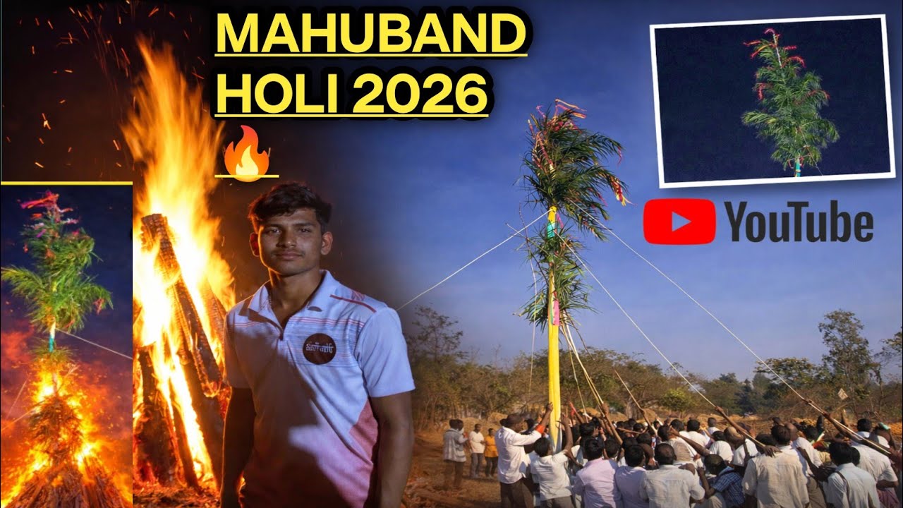 😳 Mahuband Holi 2026 🔥 | Kudashi Village Adivasi Holi Full Enjoy