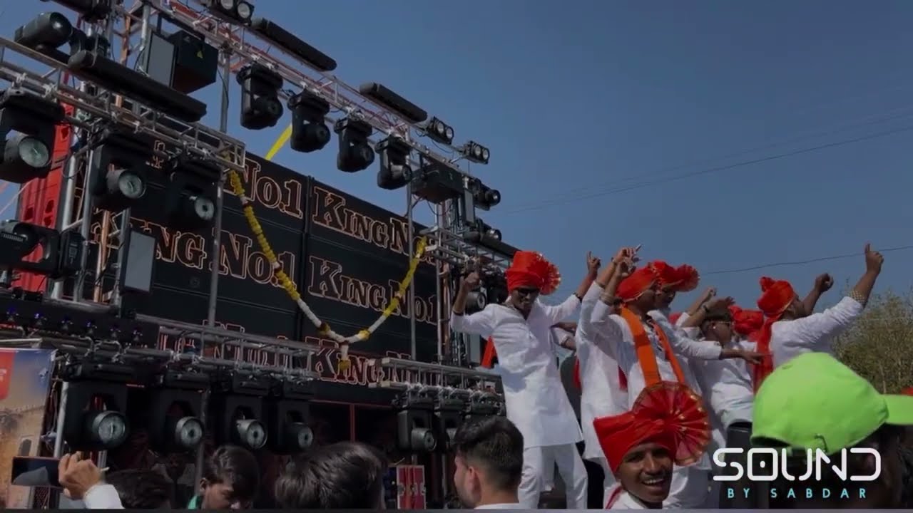 King No.1 Anil Patil Big Setup - SHIVJAYANTI 2023 Kallam Maharashtra SoundCheck Video