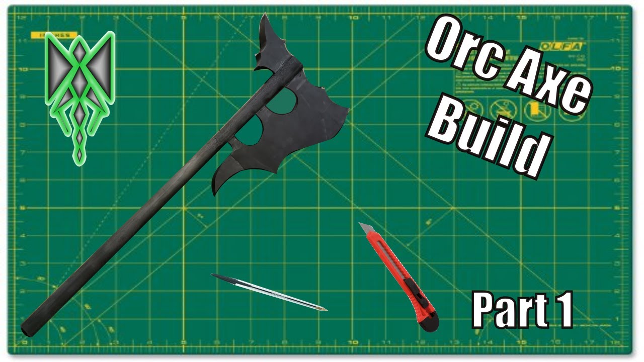 Quick and Simple how to build a LARP safe orc Great Axe