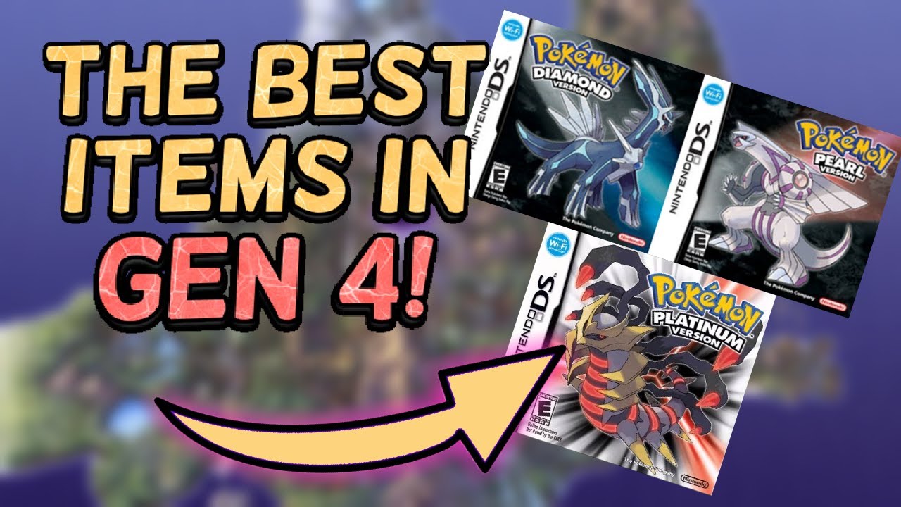 Лучшие предметы для прохождения Pokémon Diamond, Pearl и Platinum