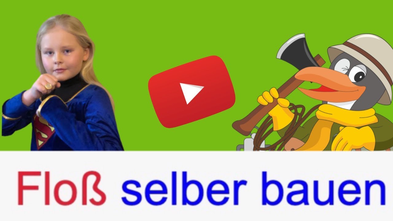 Floss ❤️ Floss bauen - Floß selber bauen für unter 30€ Kosten