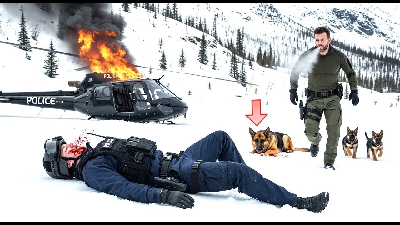 OFICER PILOT ORAZ JEJ PORANIONY PIES K9 POZOSTAWIENI W ZAMIECI AŻ DO CHWILI GDY ODKRYŁ ICH NAVY SEAL