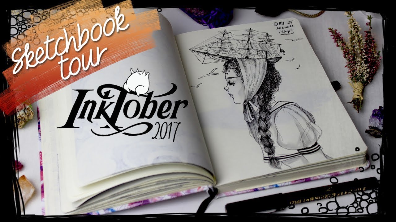 Sketchbook tour / Inktober 2017