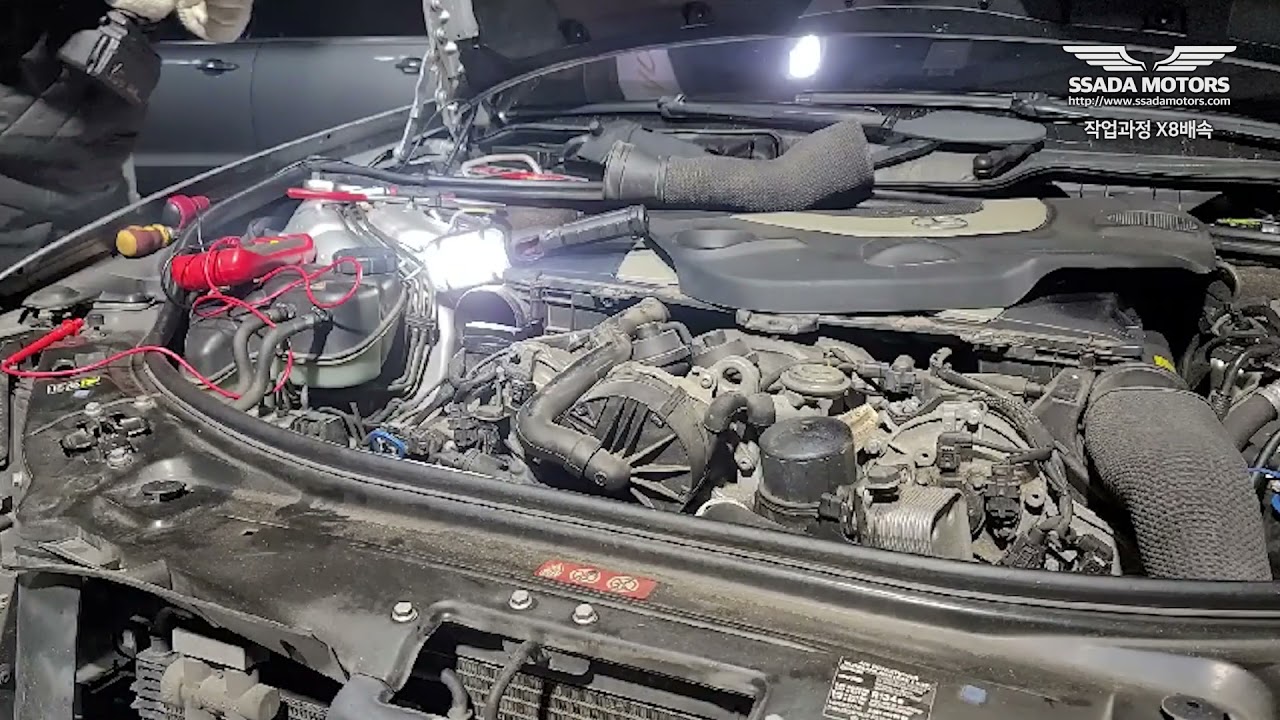 수입차정비 TV 출연 장인의 싸다모터스 벤츠S500 배터리경고등 수입차 수리?