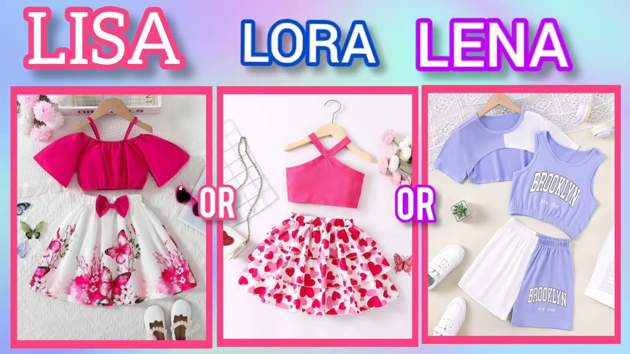 Lisa vs Lora vs Lena | Fashion & Style Battle 2025 | Stylephabet Studio