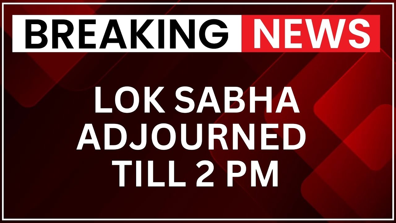 Parliament Winter Session: Lok Sabha Adjourned Till 2 PM Amid Opposition Protests | NewsX