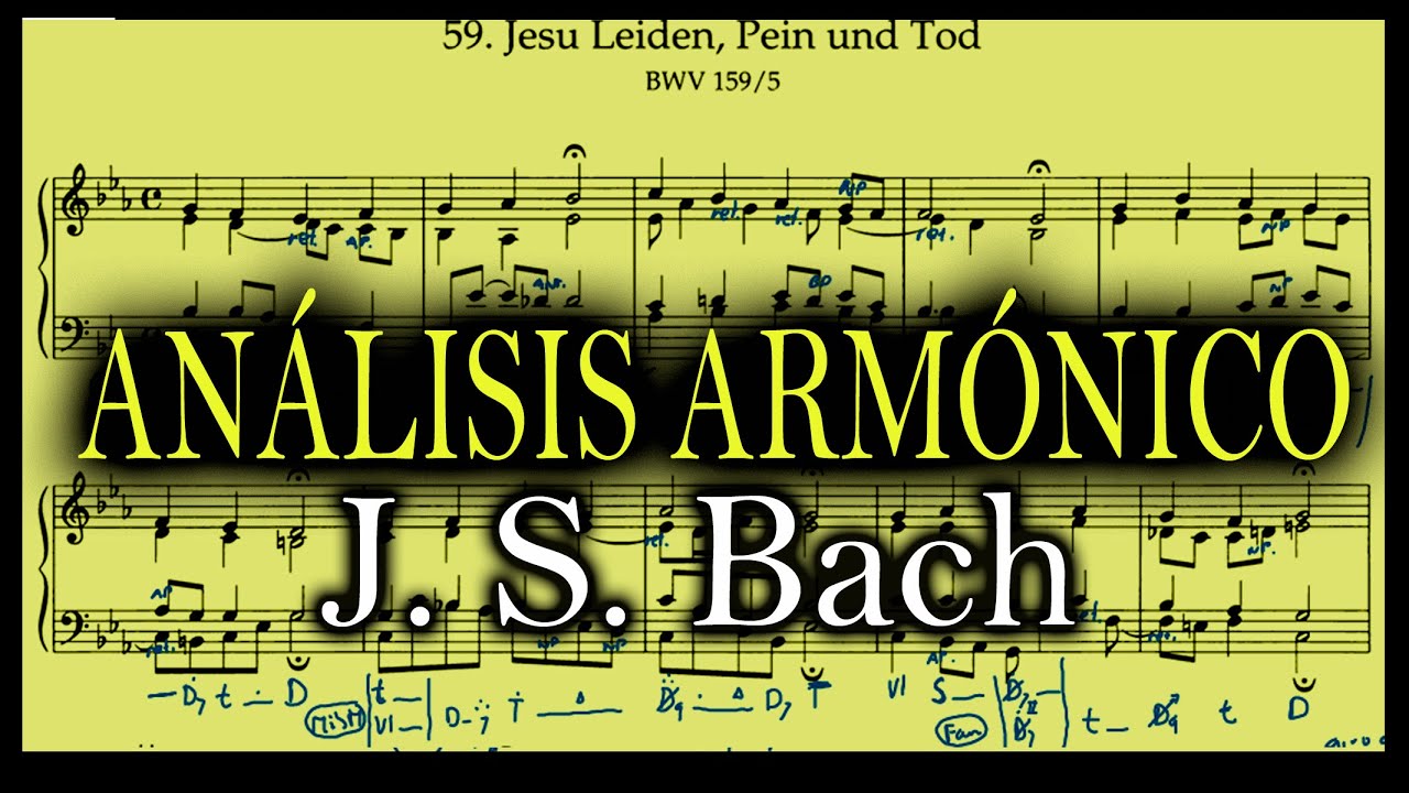 🎹🎵 Coral de Bach N.59 (BWV 159/5) ▬ Análisis Armónico / Plan Tonal