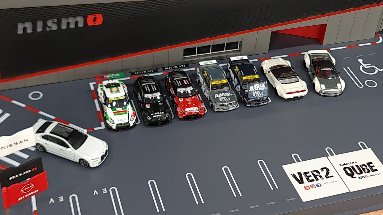 V2 Mini GT Drop Ep59 Massive NISMO Diorama, KAIDOHouse New Cast BMW M3 & NSX White, Mini GT i7