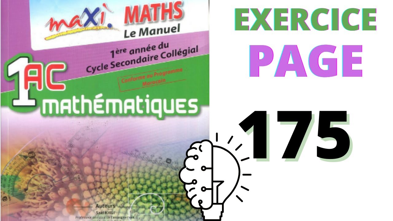 MAXI MATHS 1AC  ACTIVITES PAGE 175 EQUATIONS