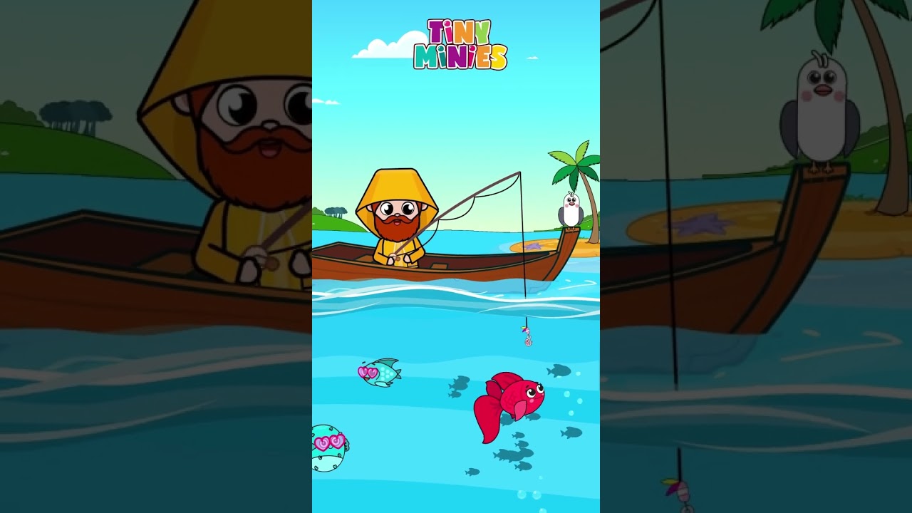 🐠🐟🐡 Kırmızı Balık (Hareketli) - Tiny Minies - Eğlenceli &Ccedil;ocuk Dans Şarkıları 🪩 #&ccedil;ocukşarkıları