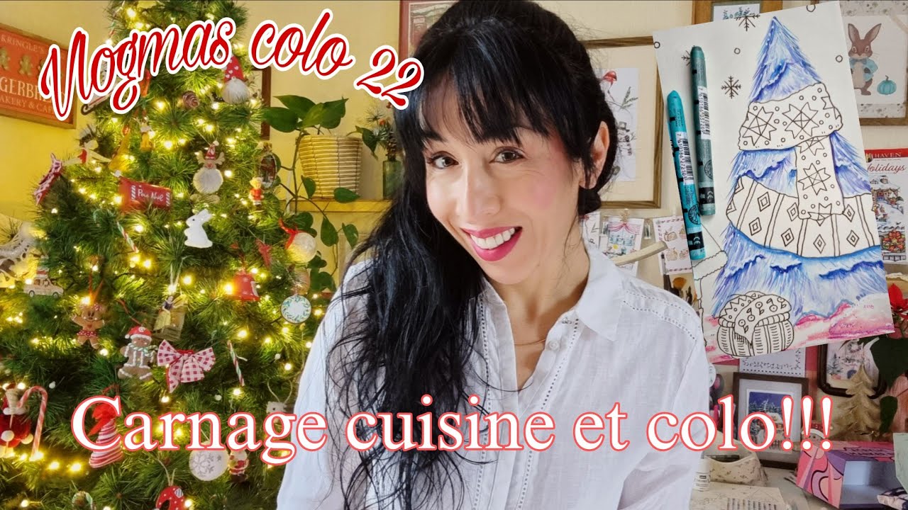 ☃️Vlogmas colo 22:  Tuto sapin 🎄et construction maison de pain d'épices.  