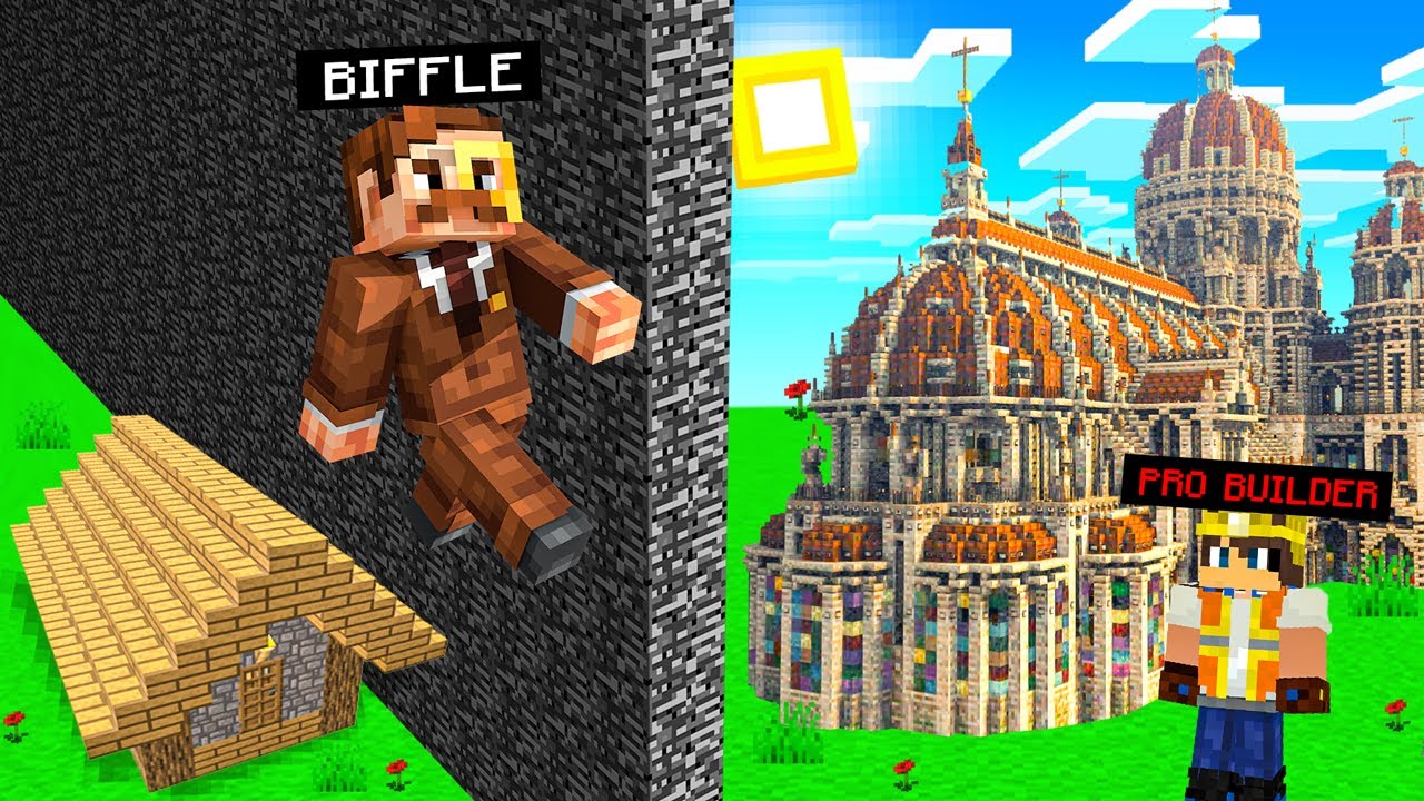 Cheating with Pro Builder in Minecraft Build Battle
