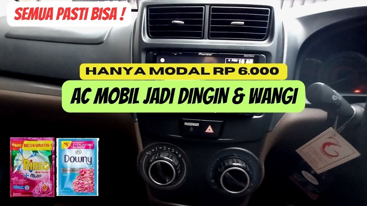 CARA MUDAH MENGATASI AC MOBIL KURANG DINGIN & BAU TANPA HARUS KE BENGKEL AC - AVANZA - XENIA