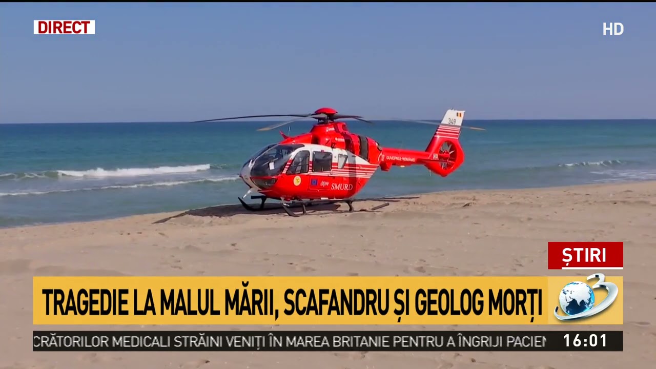 Tragedie la malul mării: un scafandru şi un geolog s-au înecat în larg