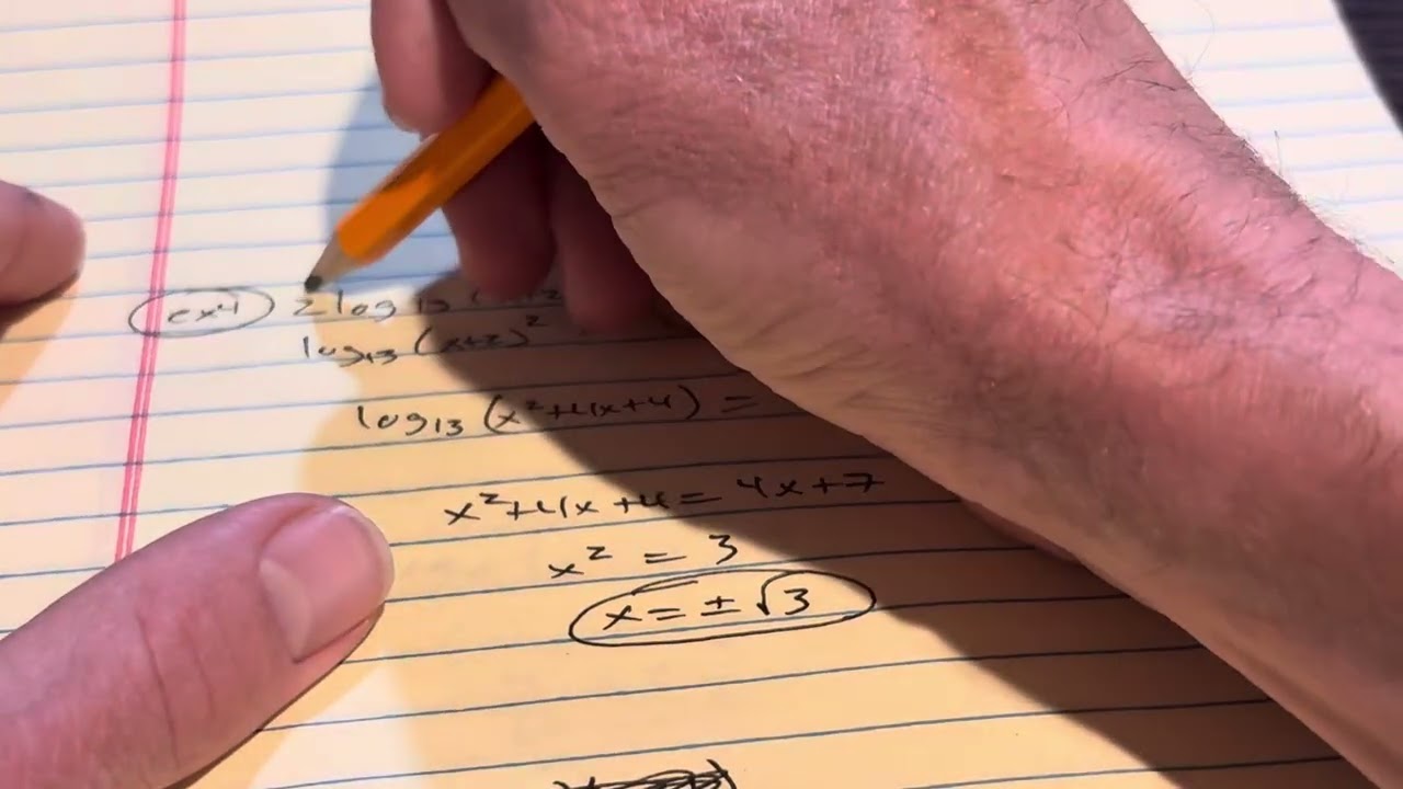 Pre-Calculus Notes Video (4.6) 12/2/25
